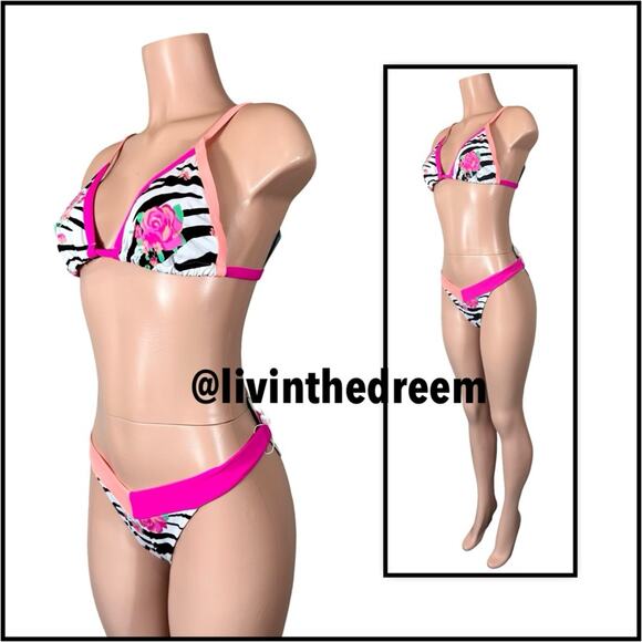 Beach Bunny Alex Micro Triangle Top XL &  Naomi Micro Tango M $170 - Picture 4 of 14